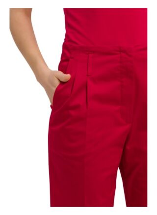 Marc Aurel Bundfaltenhose, Rot