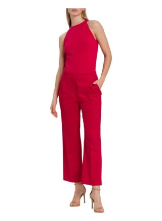 Marc Aurel Bundfaltenhose, Rot