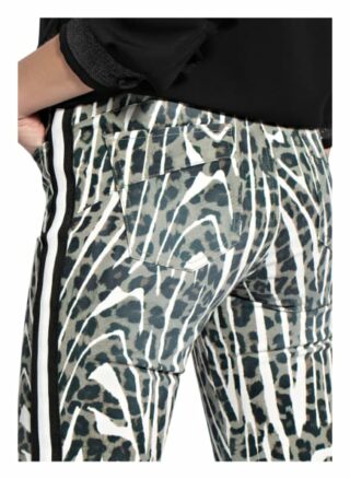 Marc Aurel Hose mit Galonstreifen, Grün