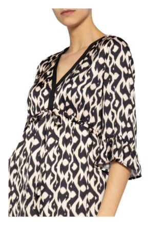 Marc Aurel Kleid mit 3/4-Arm, Schwarz