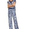 Marc Aurel Pyjamapants, Blau