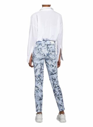 Marc Aurel Skinny Jeans mit Galonstreifen, Blau