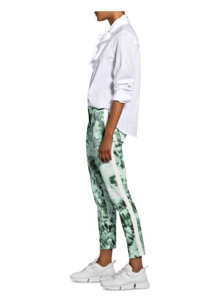 Marc Aurel Skinny Jeans mit Galonstreifen, Grün