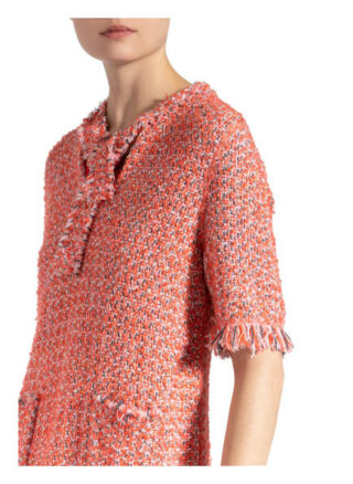 Marc Cain Bouclé-Kleid, Rot