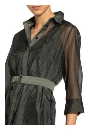 Marc Cain Hemdblusenkleid mit 3/4-Arm, Grün