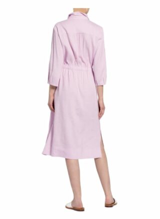 Marc Cain Hemdblusenkleid mit Leinen, Lila