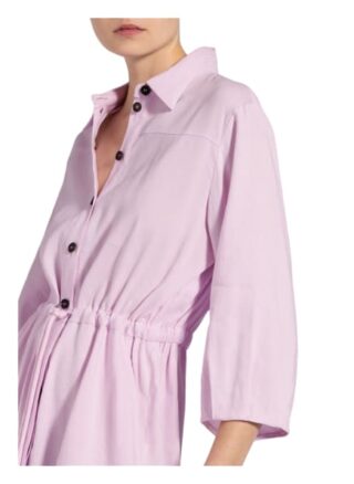 Marc Cain Hemdblusenkleid mit Leinen, Lila
