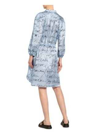 Marc Cain Hemdblusenkleid mit Seide, Blau