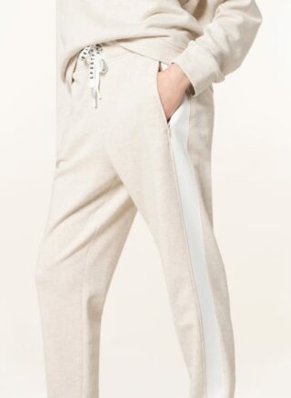 Marc Cain Hose im Jogging-Stil mit Galonstreifen, Beige