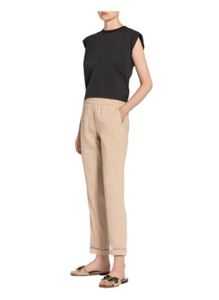 Marc Cain Hose mit Leinen, Beige