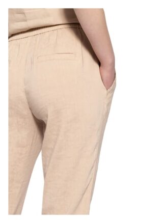 Marc Cain Hose mit Leinen, Beige
