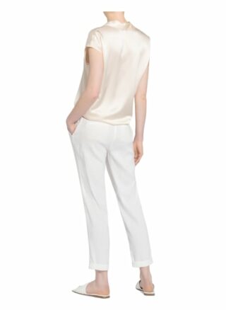 Marc Cain Hose mit Leinen, Weiß