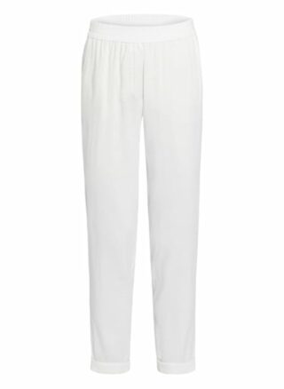 Marc Cain Hose mit Leinen, Weiß