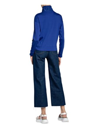 Marc Cain Jacke im Materialmix, Blau