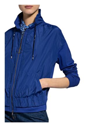 Marc Cain Jacke im Materialmix, Blau