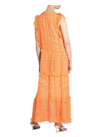 Marc Cain Kleid aus Seide, Orange