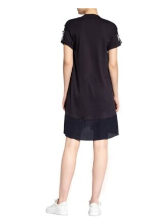 Marc Cain Kleid im Materialmix, Blau