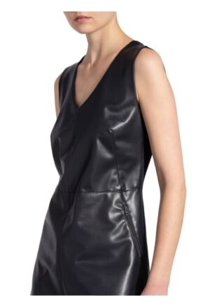 Marc Cain Kleid im Materialmix, Blau