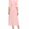 Marc Cain Kleid im Materialmix, Pink