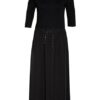 Marc Cain Kleid im Materialmix, Schwarz