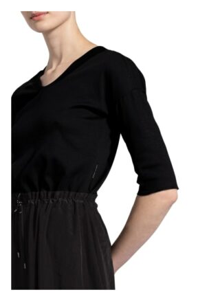Marc Cain Kleid im Materialmix, Schwarz