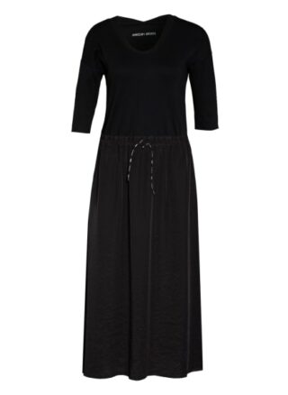 Marc Cain Kleid im Materialmix, Schwarz