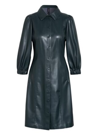 Marc Cain Kleid in Lederoptik, Grün
