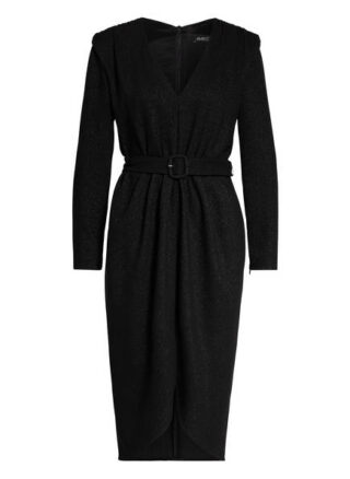 Marc Cain Kleid mit Glitzergarn, Schwarz