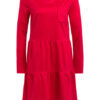 Marc Cain Kleid mit Volantbesatz, Pink
