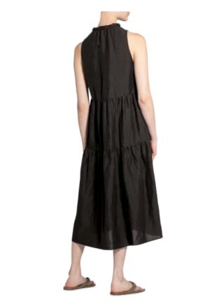 Marc Cain Kleid mit Volantbesatz, Schwarz