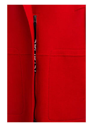 Marc Cain Oversized-Wollmantel, Rot