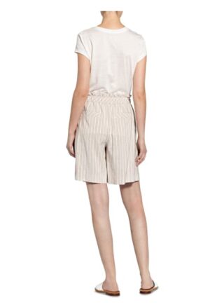 Marc Cain Shorts mit Glitzergarn, Beige