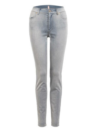 Marc Cain Skinny Jeans mit Schmucksteinbesatz, Schwarz