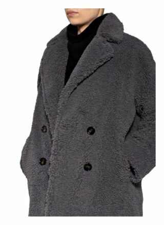 Marc Cain Teddyfell-Mantel, Grau