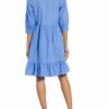 Marc O'polo Denim Kleid mit 3/4-Arm, Blau