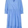 Marc O'polo Denim Kleid mit 3/4-Arm, Blau