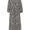 Marc O'polo Denim Kleid mit 3/4-Arm, Schwarz