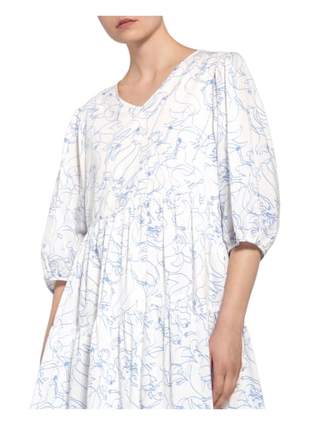 Marc O'polo Denim Kleid mit 3/4-Arm, Weiß Marc O'polo Denim Kleid mit 3/4-Arm, Weiß
