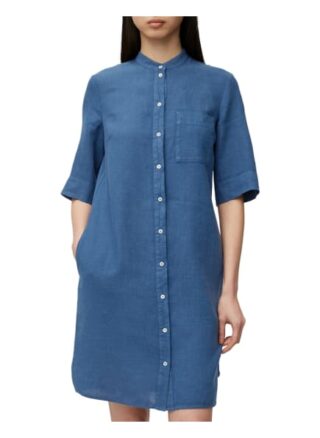 Marc O'Polo Hemdblusenkleid Damen, Blau