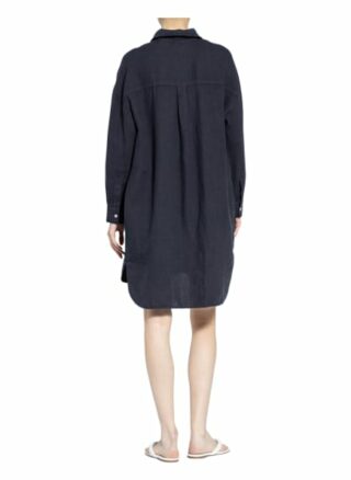 Marc O'polo Hemdblusenkleid aus Leinen, Blau
