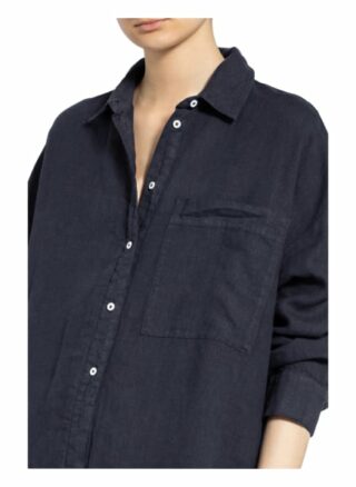 Marc O'polo Hemdblusenkleid aus Leinen, Blau