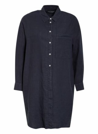 Marc O'polo Hemdblusenkleid aus Leinen, Blau