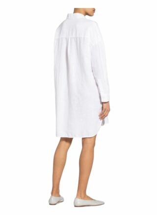 Marc O'polo Hemdblusenkleid aus Leinen, Weiß
