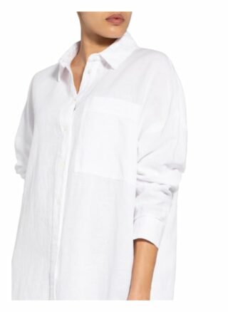 Marc O'polo Hemdblusenkleid aus Leinen, Weiß