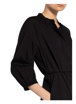 Marc O'polo Hemdblusenkleid mit 3/4-Arm, Schwarz