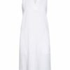 Marc O'Polo Leinenkleid Damen, Weiß