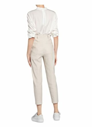 Marc O'polo Pure 7/8-Hose mit Leinen, Weiß