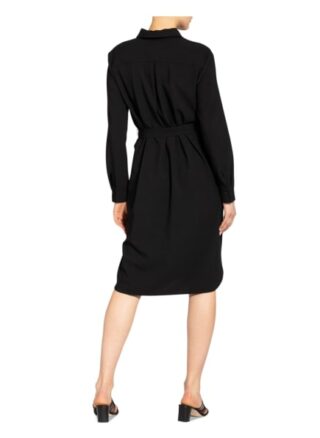 Marc O'polo Pure Hemdblusenkleid, Schwarz