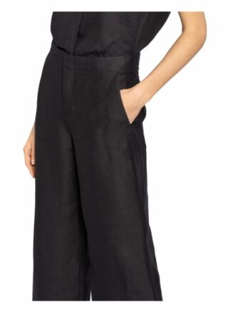 Marc O'polo Pure Leinen-Culotte, Schwarz