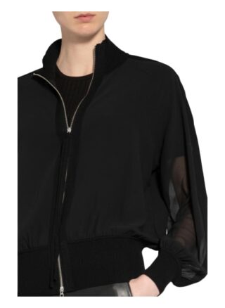 Marella Blouson Ampex im Materialmix, Schwarz
